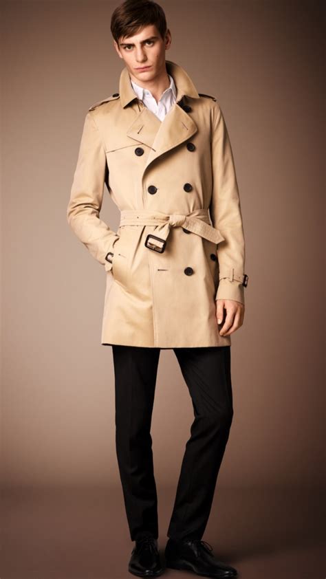 Burberry trench coat men outlet